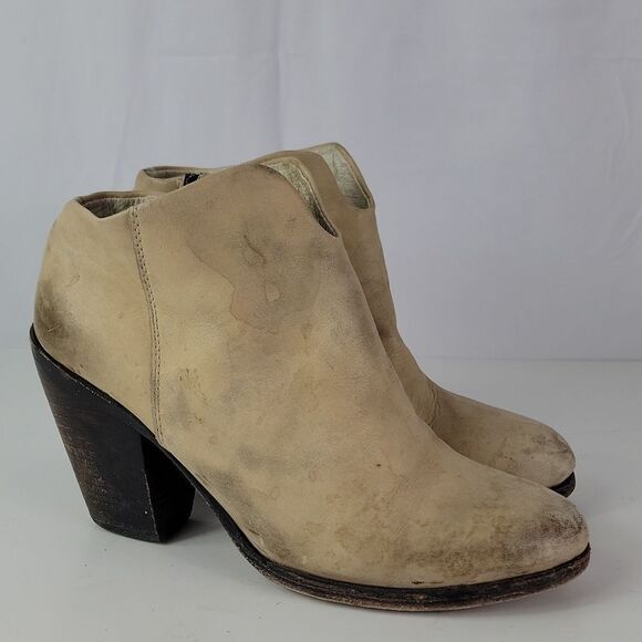 Freebird By Steven Detroit Cream Women's Booties - Picture 1 of 16